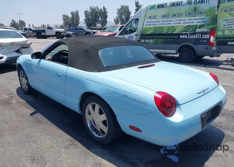 2003 Ford Thunderbird from USA, damaged, VIN 1FAHP60A43Y101984